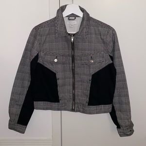 Plaid Cropped Jacket
